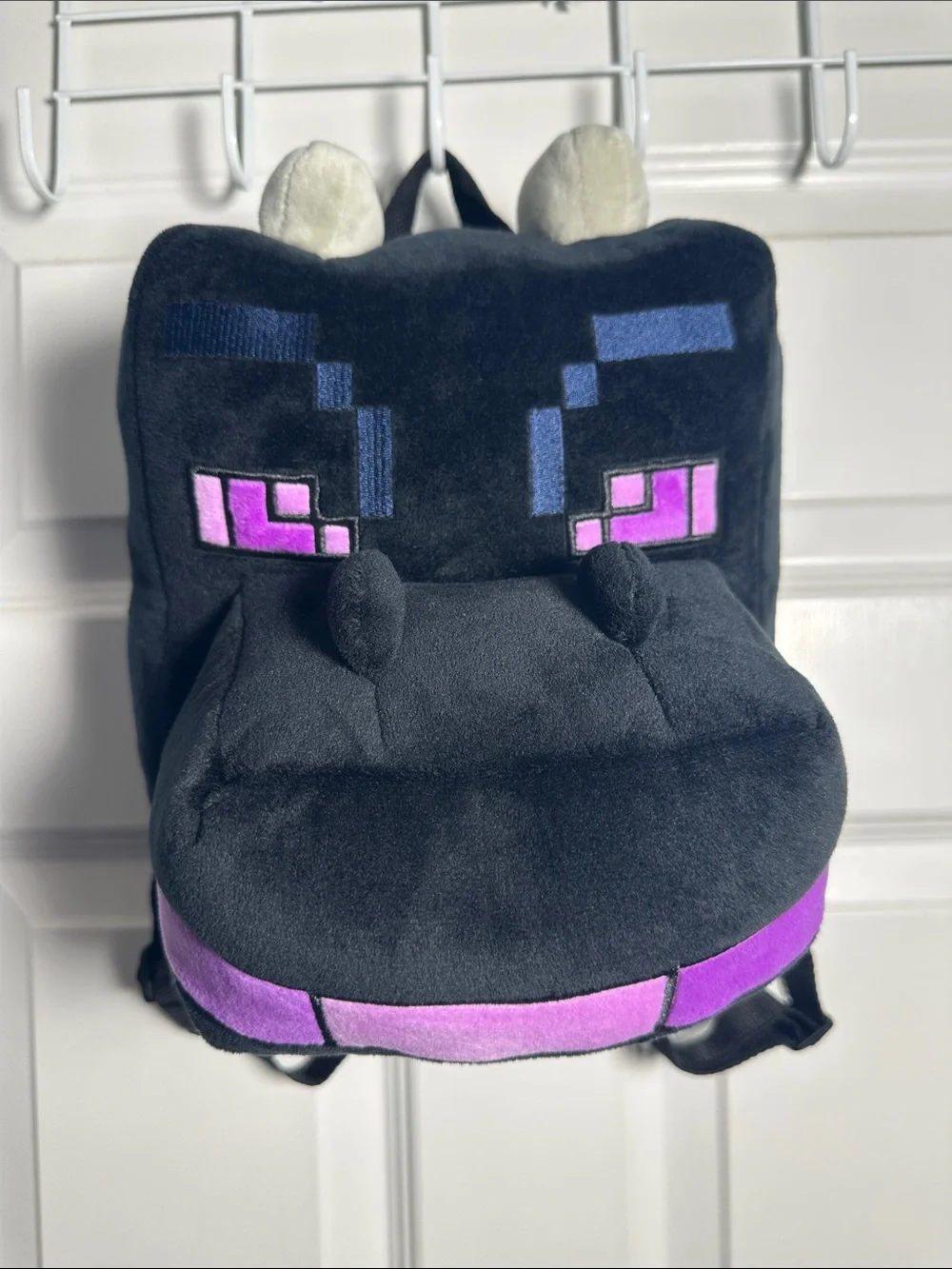 NWTS Minecraft Ender Dragon Plush Backpack - Black & Purple💜